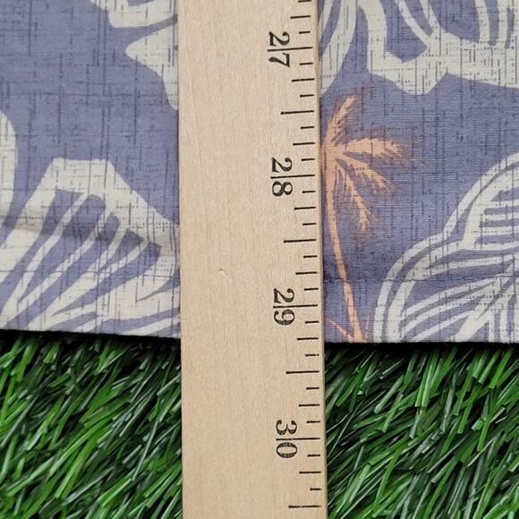 Campia Moda Hawaiian Floral Shirt XL 24x29 Purple Summer AOP - Picture 13 of 13